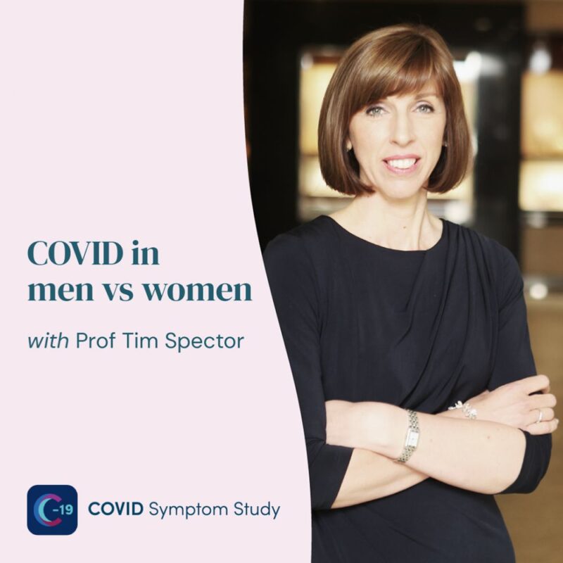 Dr Louise Newson Joins Prof Tim Spector for Webinar on COVID-19