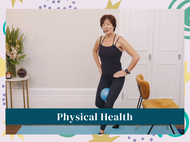 Dinah Siman Perimenopause and Menopause Pilates Teacher for balance app