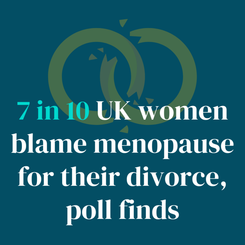 Menopause puts final nail in marriage coffin