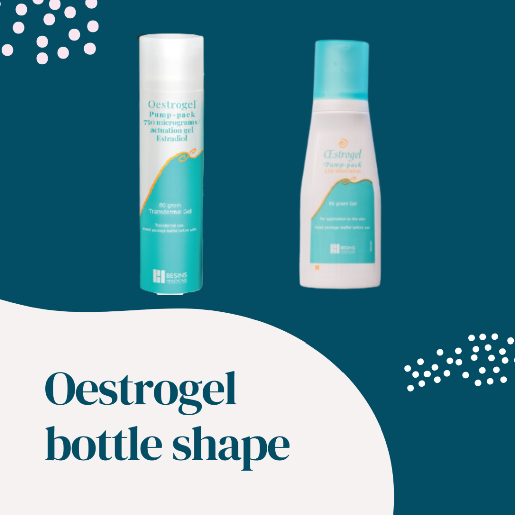 Oestrogel bottle designs